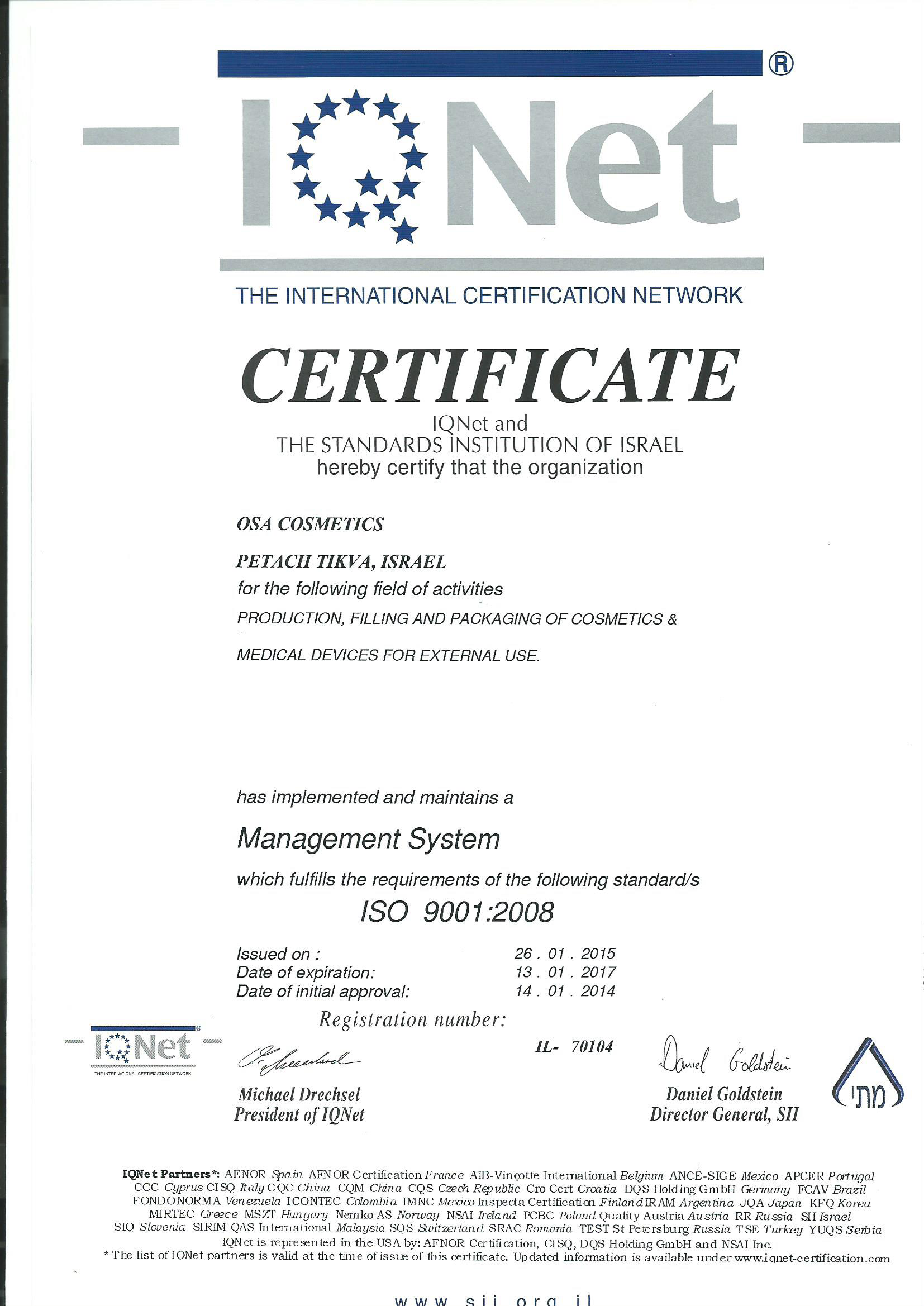 Сертификат IQNET. ISO 9001:2000. Passediso9001 2015 quality System Certificate. Health and Safety Engineer Certificate.